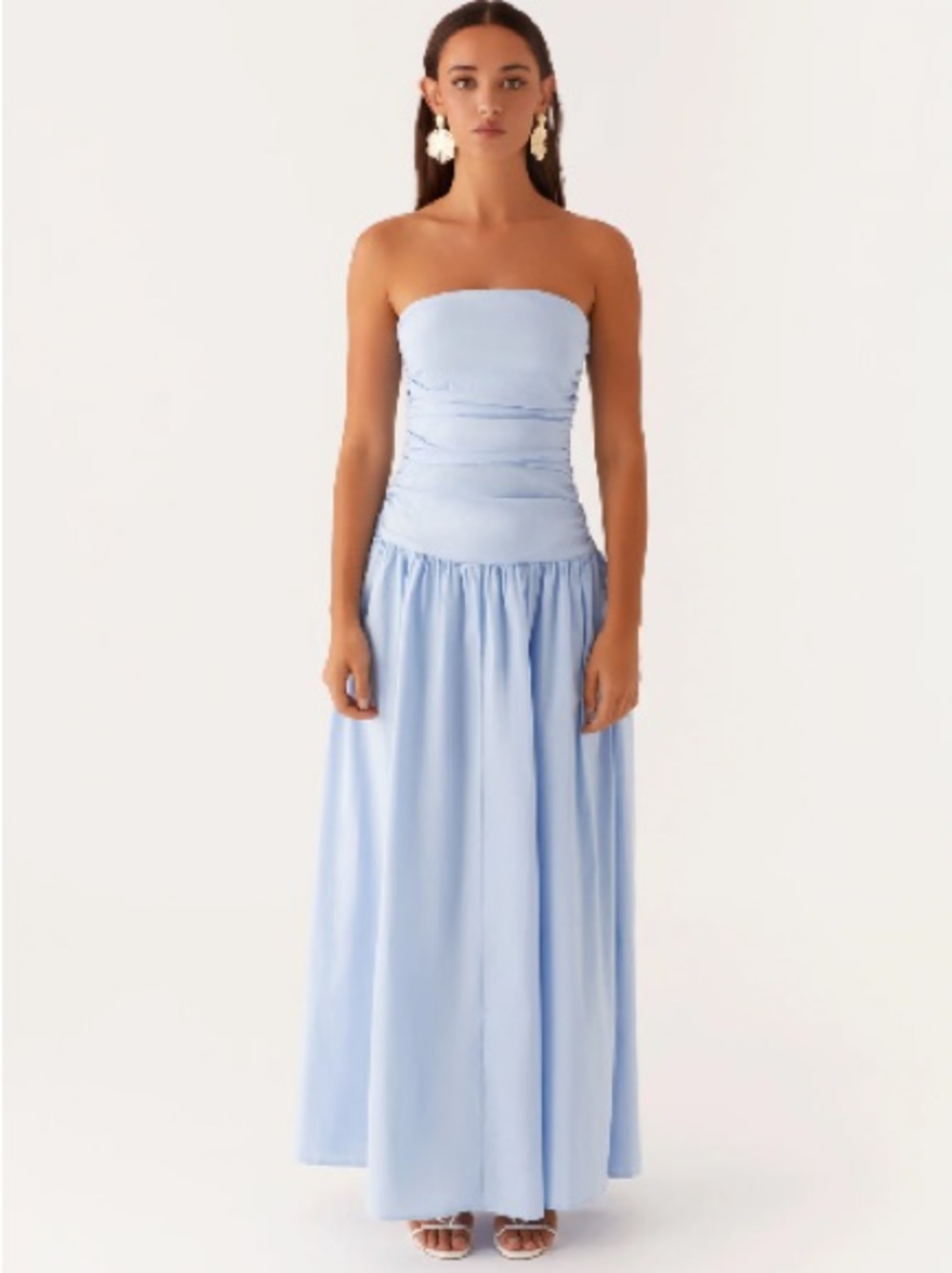 PepperMayo Carmel Maxi Dress Strapless Maxi Dress in Blue - Picture 3 of 5